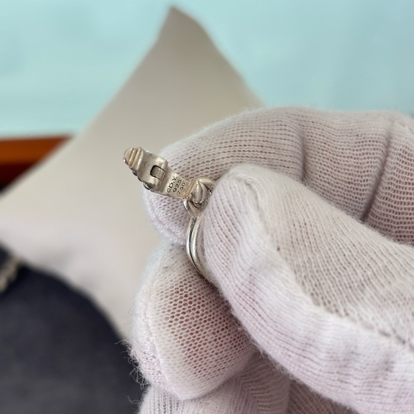 David Yurman 925 & 18k Gold Labyrinth Pendant Necklace with Diamonds 18" - Picture 3 of 11